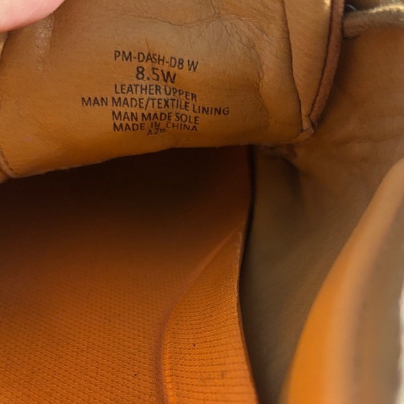 Hush Puppies Tan Leather Sneakers - Picture 2 of 12